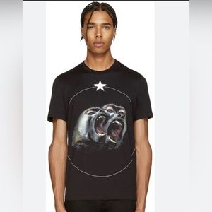 Givenchy Cuban fit screaming monkey shirt